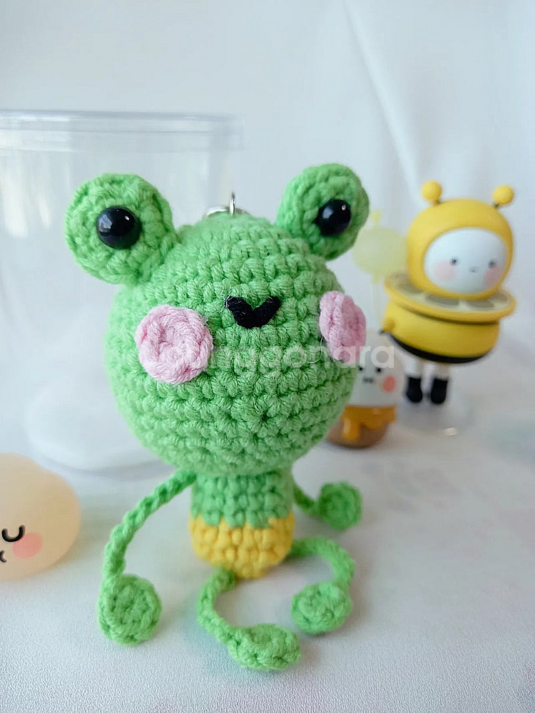 토토로 인형 / 개구리 뜨개 키링 / 20cm 솜의상,...--9