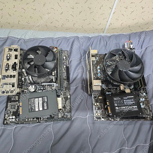 i5 6/7세대 시퓨 보드 세트를 팝니다.