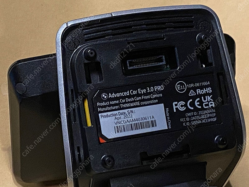 Bmw 정품 블랙박스 ( Advanced Car Eye 3.0 PRO 2022년식 ) 전면 본체만 팝니다.--2