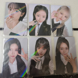 파파존스 아이브 포토카드 5차(투명) 6차(홀로그램) 7차(렌티큘러) 미개봉 새상품 판매합니다.