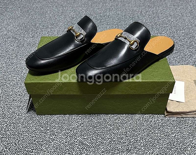 [10] 구찌 홀스빗 남성 블로퍼 슬리퍼 새상품--0