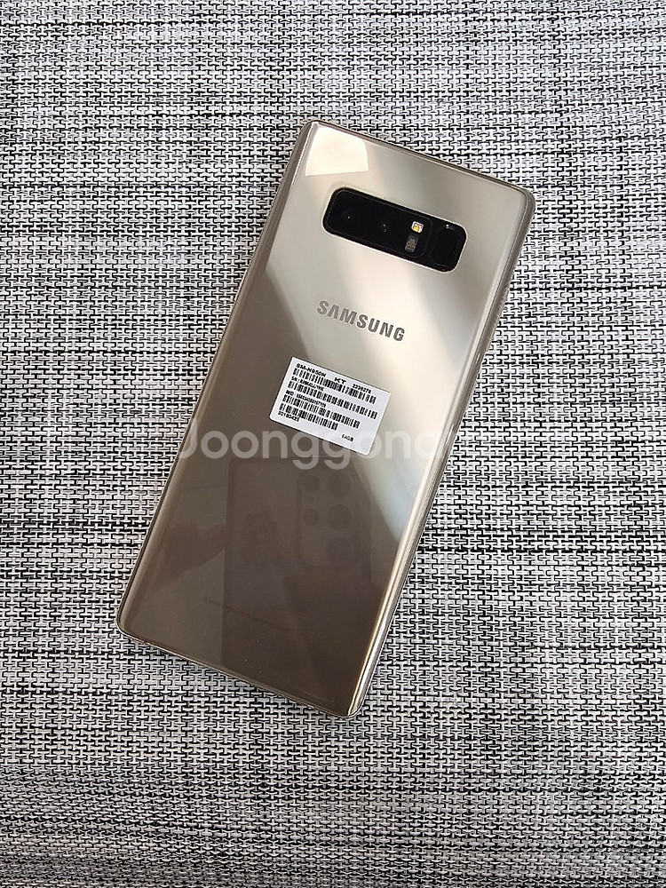 (미파손) 갤럭시 노트8 64G 골드 18년 10월개통...--0