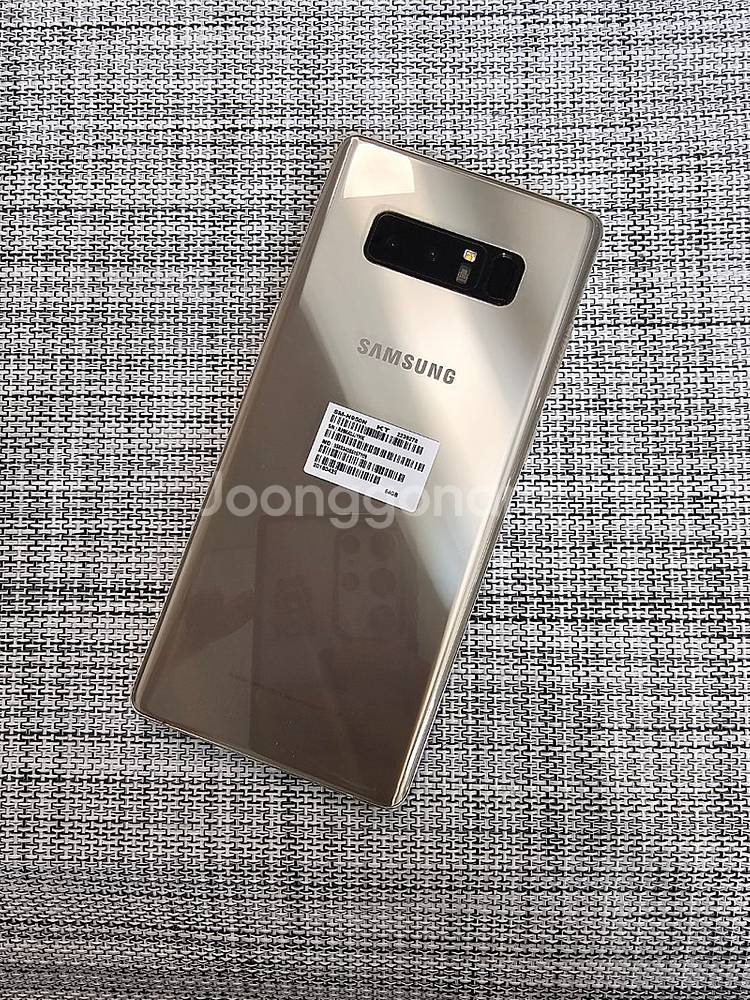 (미파손) 갤럭시 노트8 64G 골드 18년 10월개통...--1