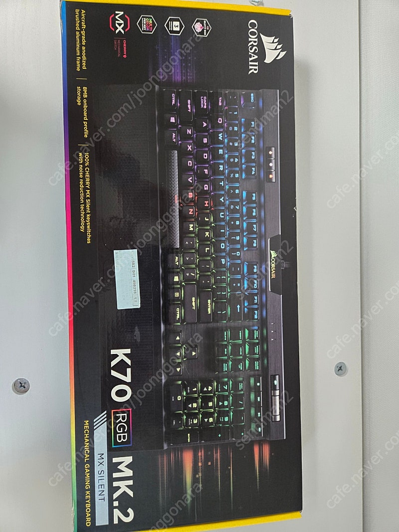 커세어 기계식 키보드 CORSAIR K70 RGB MK.2 팝니다