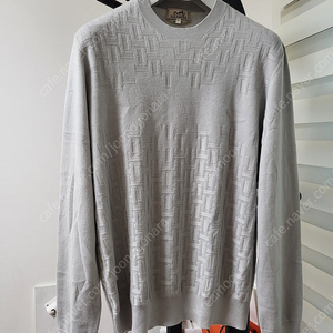 24SS 에르메스 Faubourg h로고 니트 XL