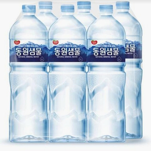 동원샘물 생수 2L 12병 5200원에 팝니다(라벨 무라벨 랜덤배송)