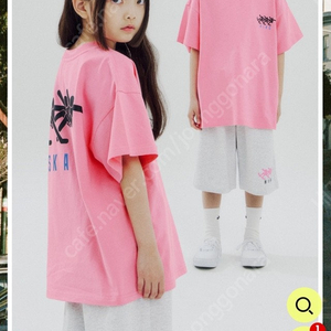 히로 플레이 SK8 티셔츠 핑크170