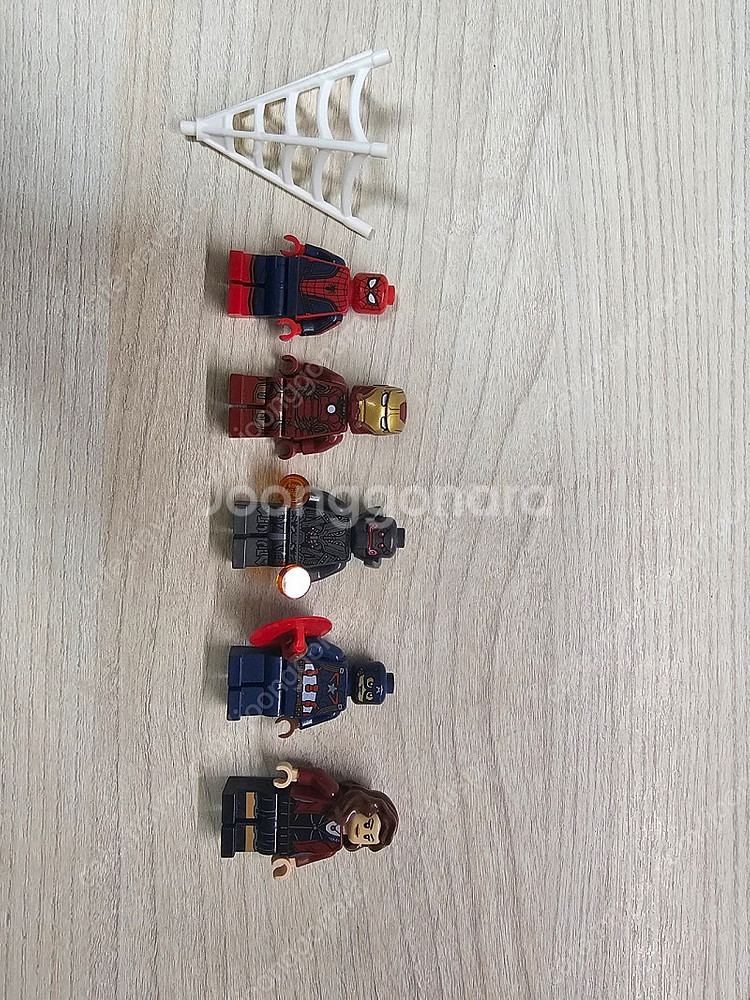 (일괄) 레고 마블 피규어 5개--1