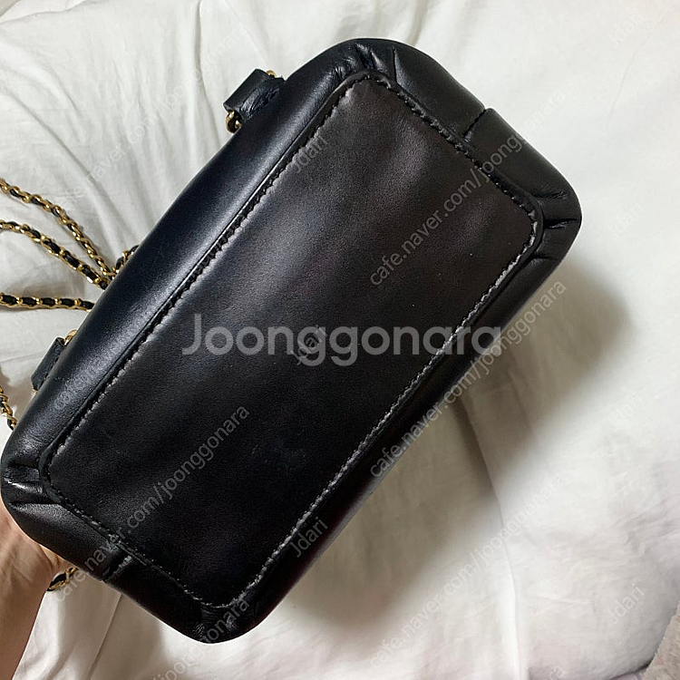 크로커다일 백팩 체인백팩 블랙소가죽백팩 체인가방 카마백--2