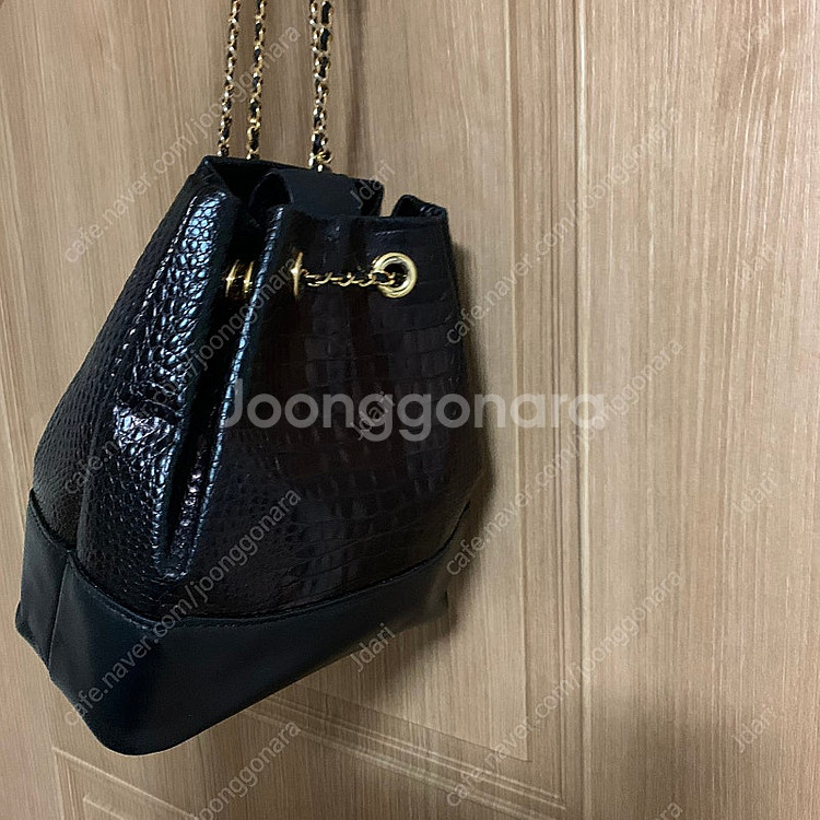 크로커다일 백팩 체인백팩 블랙소가죽백팩 체인가방 카마백--5