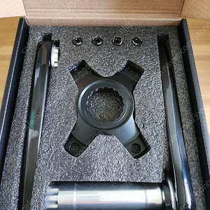 Lexon 165mm 카본 크랭크 + 4암 스파이더 + BSA-DUB BB 새상품 택포