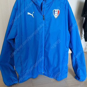 푸마 수원삼성 블루윙즈 바람막이(XL)팝니다//커스텀