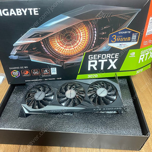기가바이트 RTX 3070 gaming OC 8G 팝니다