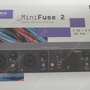 미니퓨즈2 minifuse2 오디오인터페이스 팝니다