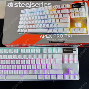 스틸시리즈 apex pro tkl gen3 화이트