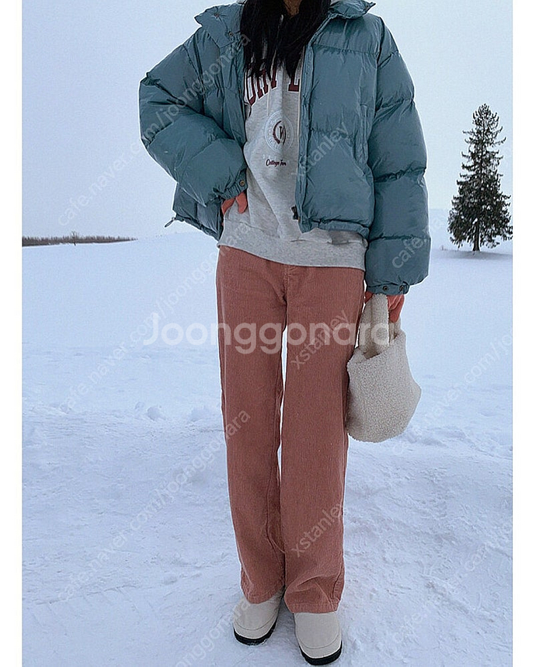 [새상품] 코듀로이 와이드 팬츠--5