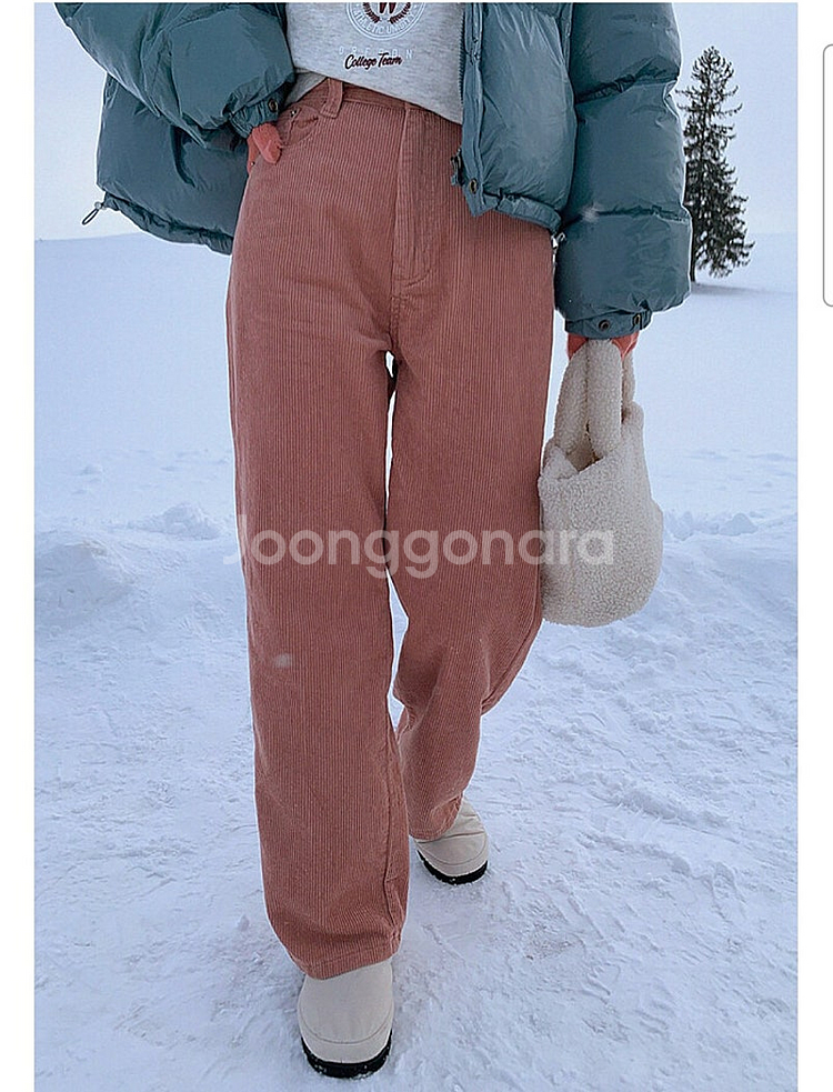 [새상품] 코듀로이 와이드 팬츠--7