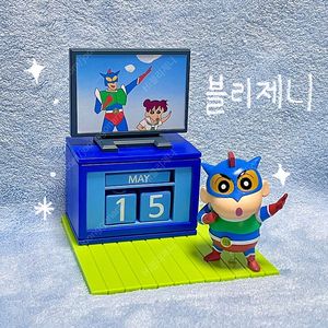 미개봉 새상품)짱구는 못말려 액션가면 피규어 달력 가챠