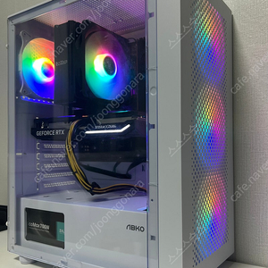 라이젠 7500F RTX4060 게이밍 컴퓨터 본체 판매합니다