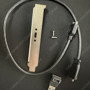 USB 3.2 10Gbps Type E 헤더 40cm 케이블 + USB 3.0 Type A 컨버터 팝니다.