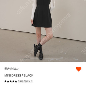 폴앤앨리스 미니 드레스 블랙s