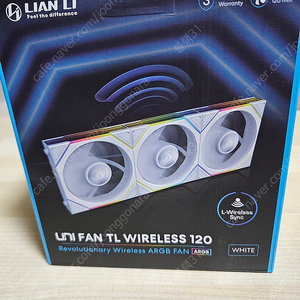 리안리 UNI FAN TL WIRELESS 120 화이트 미개봉 3팩