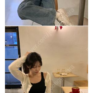 verni 베르니 레이스 민소매 블랙