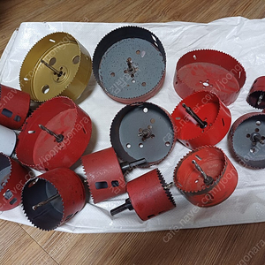 바이메탈 홀쏘 17개 일괄 판매해요