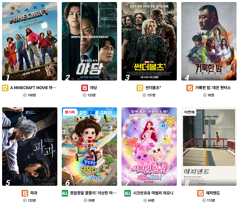 롯데시네마 (조조) 예매 평일 1인 7,000원 / 주...--0