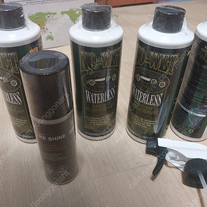 노웻 400ml 4개 분무기. 자동차 왁싱 세정 코팅용 팝니다