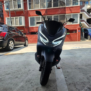서울에서 2018년식 PCX 배달용 셋팅 되어있는 오토바이 저렴하게 팝니다.