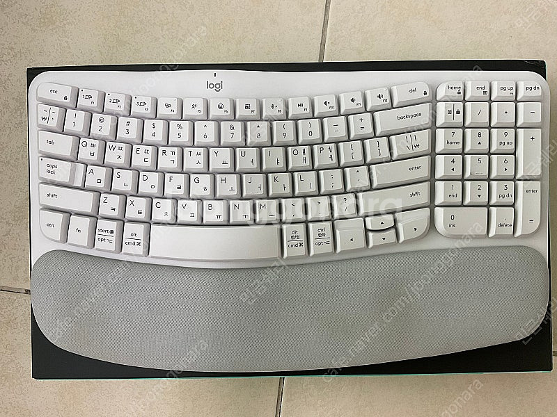로지텍 코리아 웨이브 키스 WAVE KEYS 흰색 화이...--0
