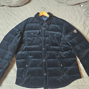 폴로 퀼트 코듀로이 다운 재킷 네이비 XL