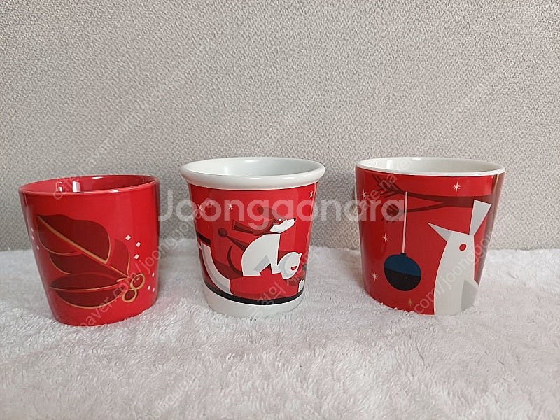 스타벅스 홀리데이 레드 투고 컵 데미머그 89ml 대만...--7
