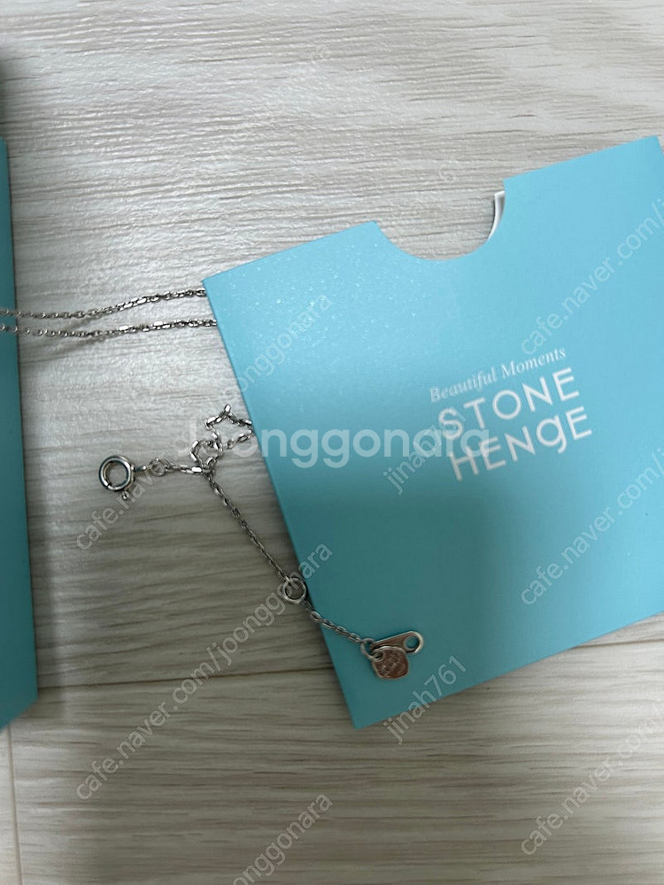 스톤헨지 실버 목걸이 새상품 이에르로르 목걸이 판매합니다--6