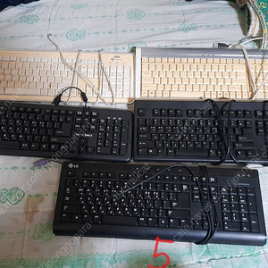 옛날컴퓨터키보드- 아이락스KR6170, 삼보컴퓨터TGK7000U, KM110A, 세진컴퓨터SKR-1106, LG9313(B)