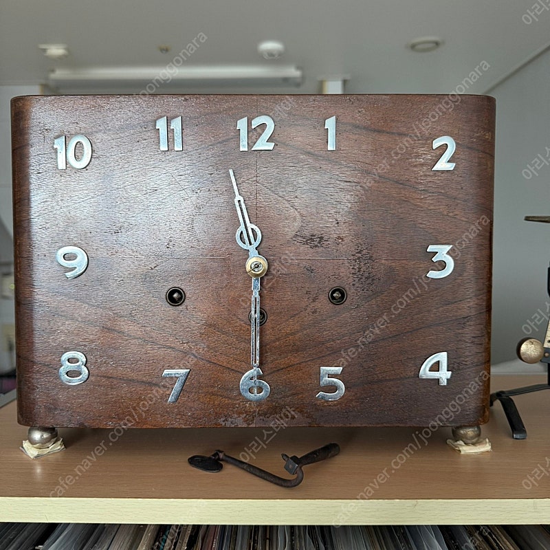 19세기 엔틱 프랑스 웨스트민스터 차임벨 우든클락1900