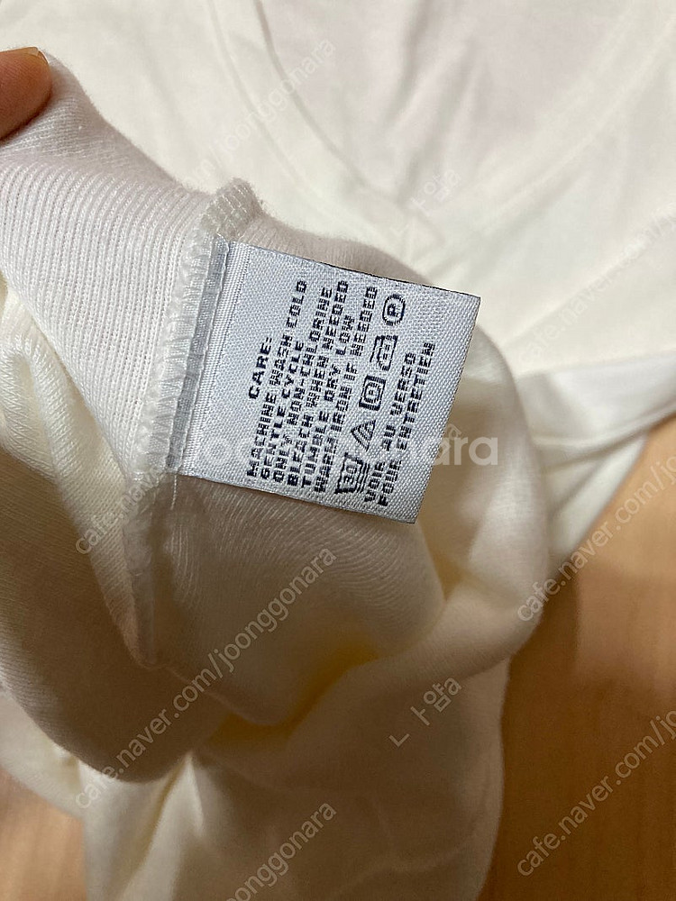 폴로 랄프로렌 흰색 V넥 티셔츠--2