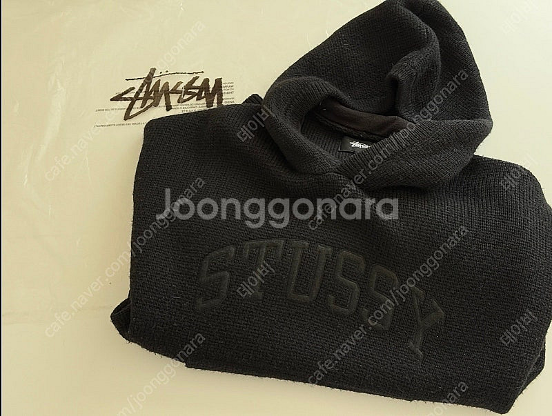 Stussy Felt Patch Knit Hoodie ...--0