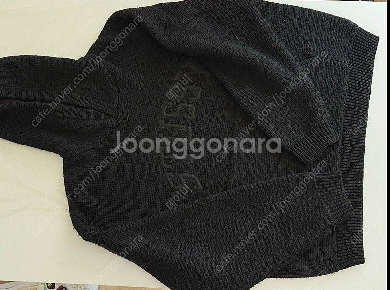 Stussy Felt Patch Knit Hoodie ...--1
