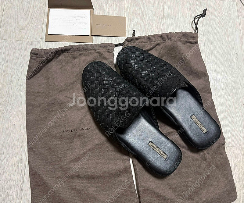 보테가베네타 인트레치아토 뮬 블로퍼 슬리퍼 255-26...--0