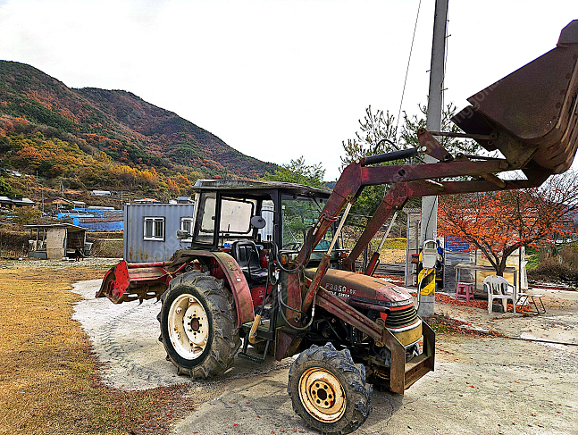 트랙터 국제 38마력 로더,로타리 이미지