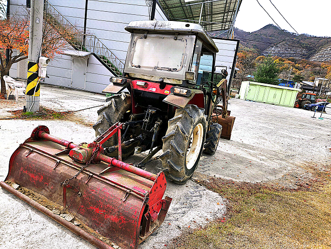 트랙터 국제 38마력 로더,로타리 이미지