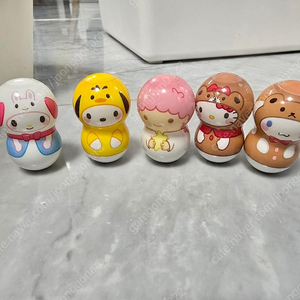 산리오 플리퍼즈 오뚝이 5개 일괄판매합니다.