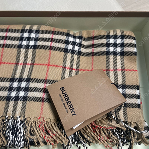 버버리 아동 블랭킷