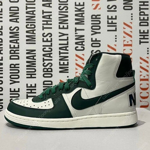 나이키 뉴진스 신발 터미네이터 하이 레드 그린