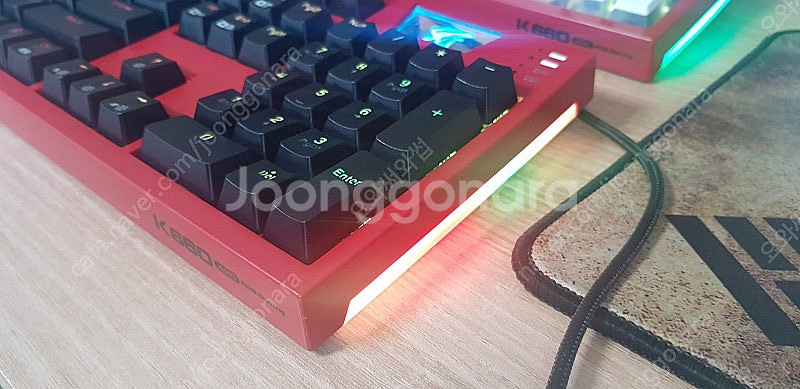 앱코 해커 키보드 K660 ARC RGB--1