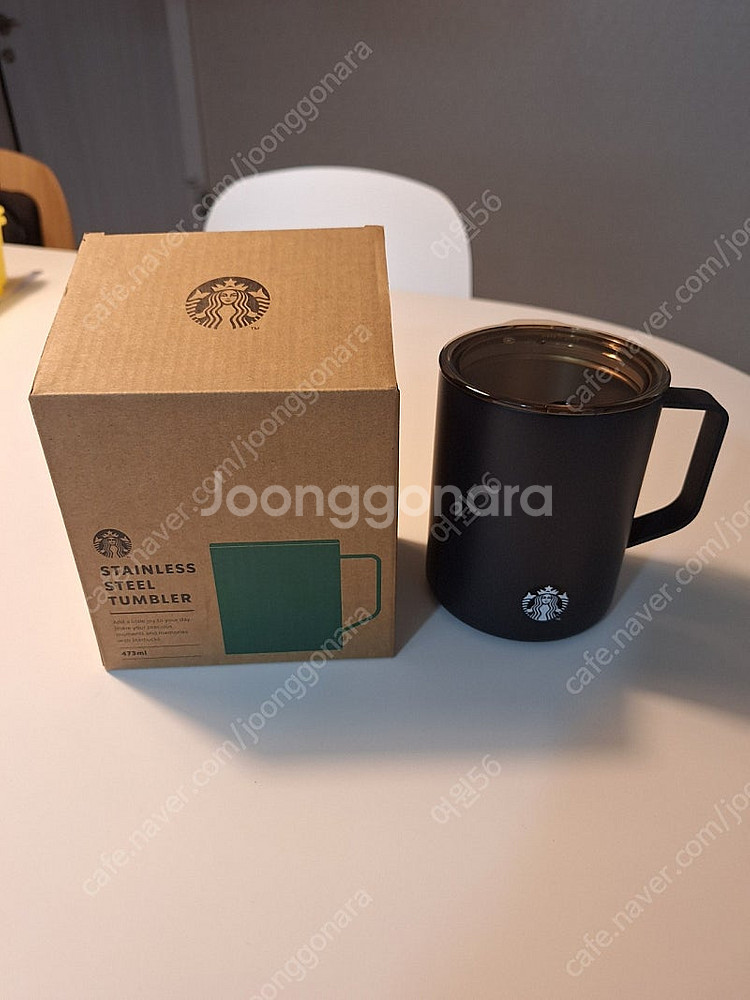 (미사용) 스타벅스 블랙 매트 데비 텀블러 판매합니다--0