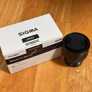 시그마 50mm F2 DG DN 소니 E-MOUNT 풀프레임 미러리스 렌즈 판매합니다.