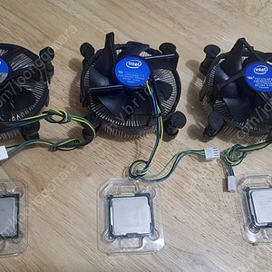 인텔 i3 cpu,쿨러 3세트 판매합니다.